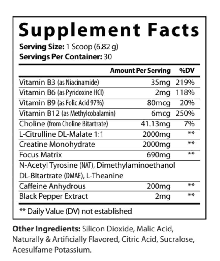(SOLD OUT) HERMOTIVATION PreWorkout Fruit Punch